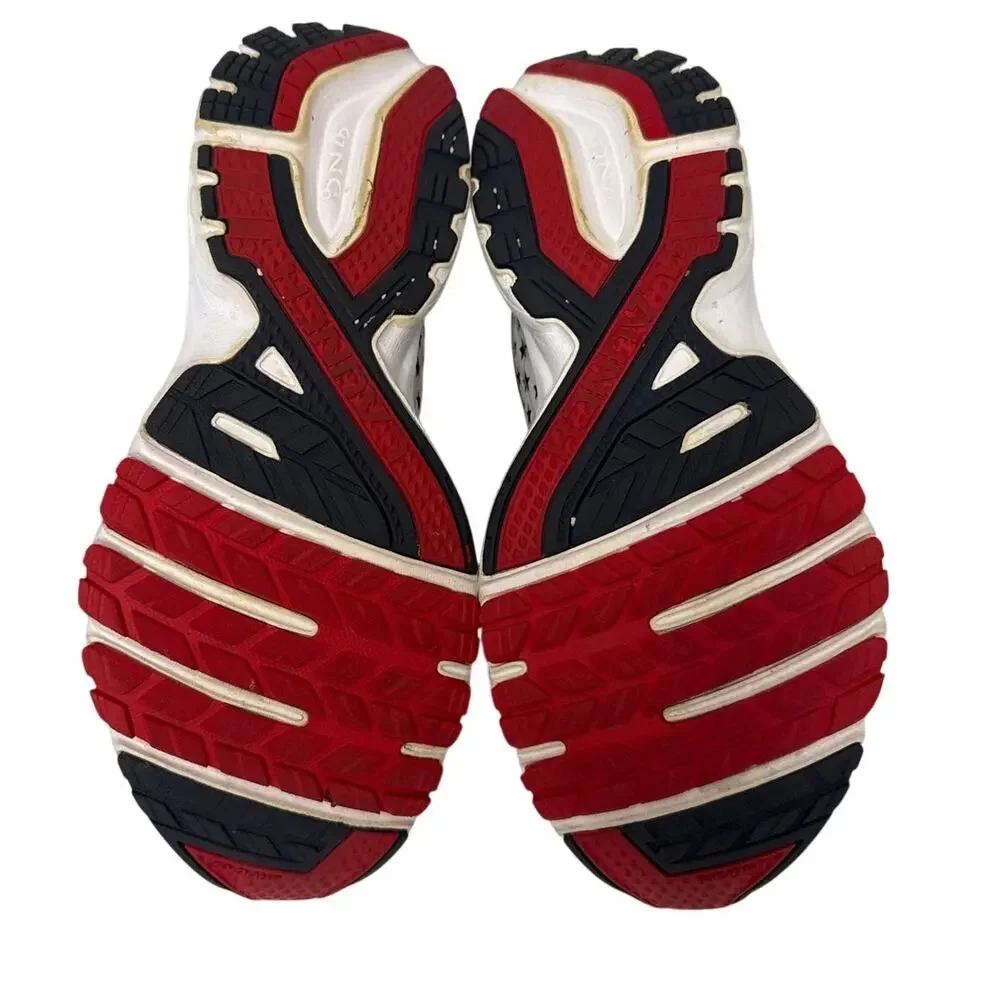 Brooks Launch 3 Running Shoes Womens 8 White Navy Red Excellent Stars Patriotic - Picture 5 of 8